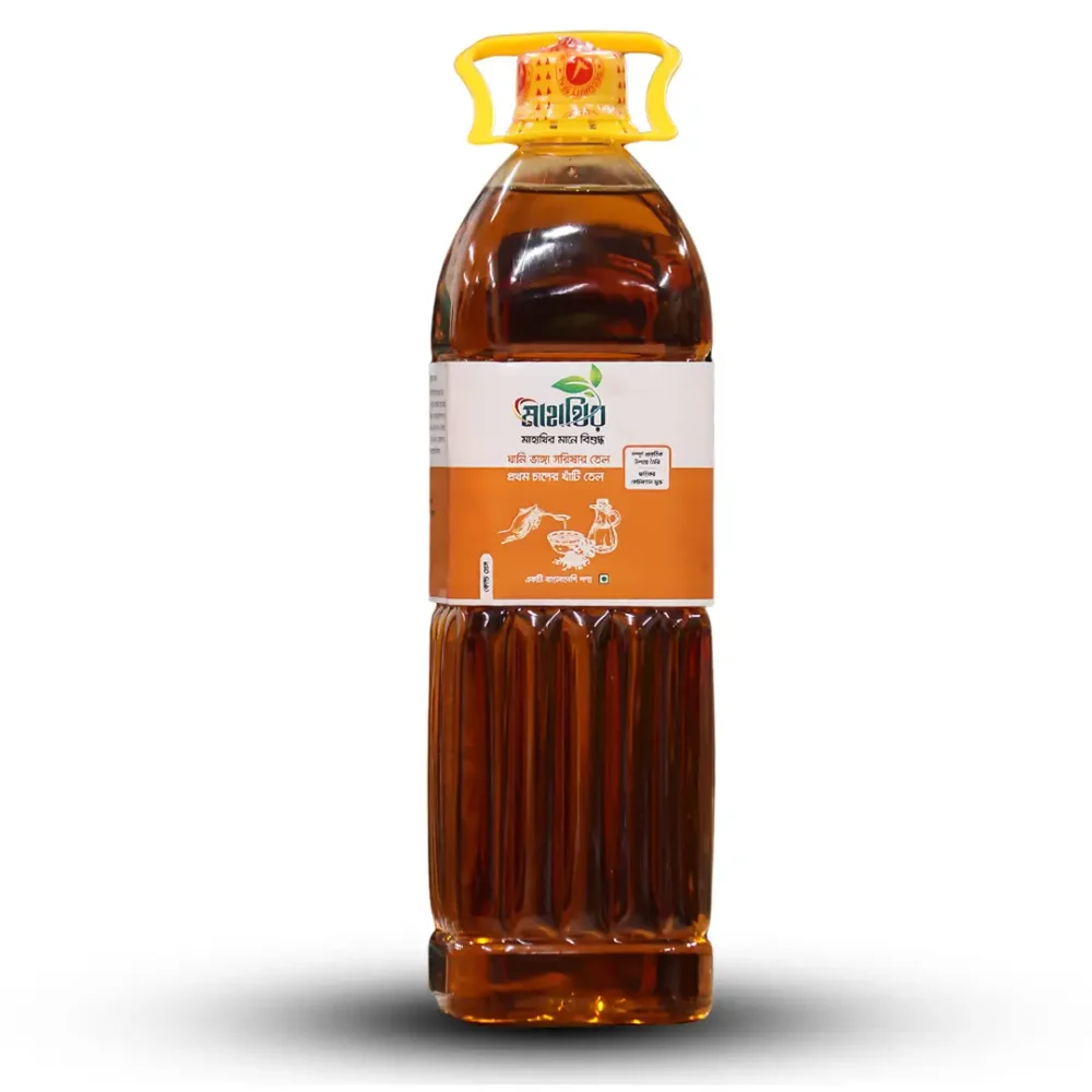 খাঁটি কাঠঘানির সরিষার তেল | Cold Pressed Mustard Oil